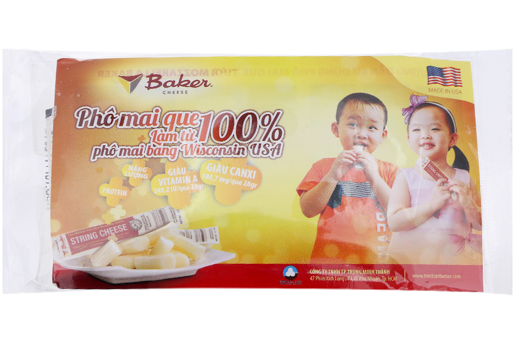 Phô mai Mozzarella Snack 3 cây gói 84g