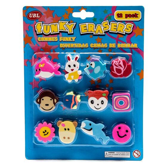 Cục tẩy trắng hình vui 12 cái UBL SG0035 - Nhiều màu - Shop VnExpress