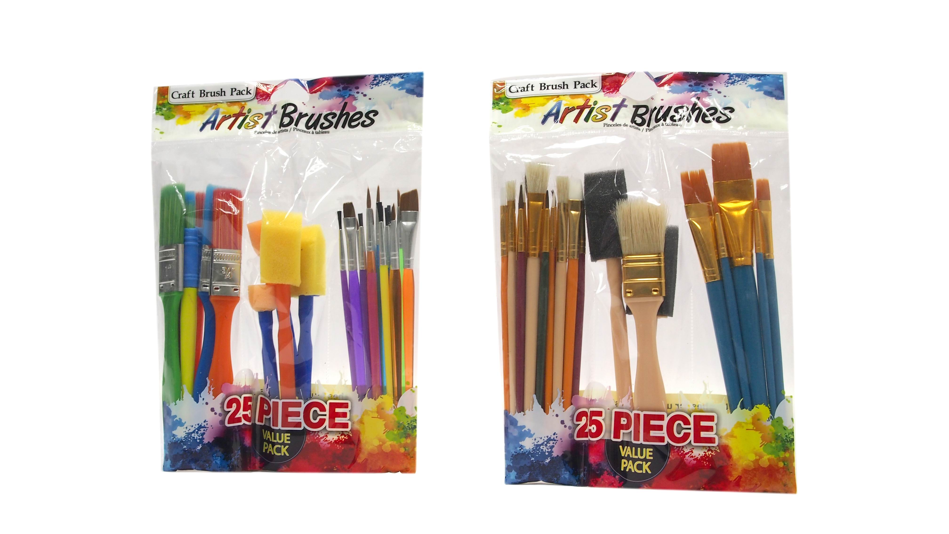 Cọ vẽ họa sĩ 25 cái UBL QA0308 - Cọ Vẽ - Màu Nước Tác giả Uncle Bills | NhaSachHoaSen.com