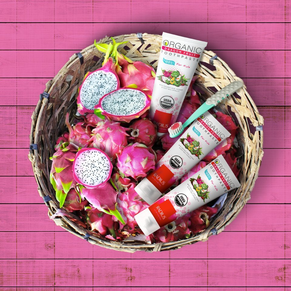 RADIUS | 有機幼兒無氟啫喱牙膏85g - 火龍果| HKTVmall 香港領先網購平台